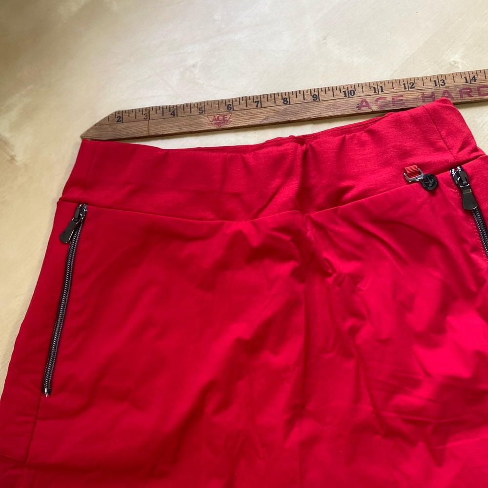 Anatomie Suzzette Sport Luxe Skort Atomic Red NWOT - Picture 6 of 10